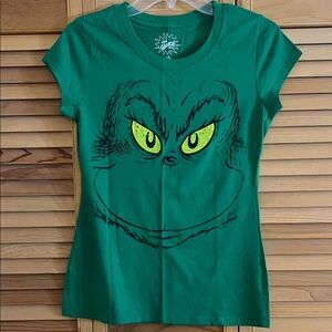 Green Grinch Graphic T-Shirt